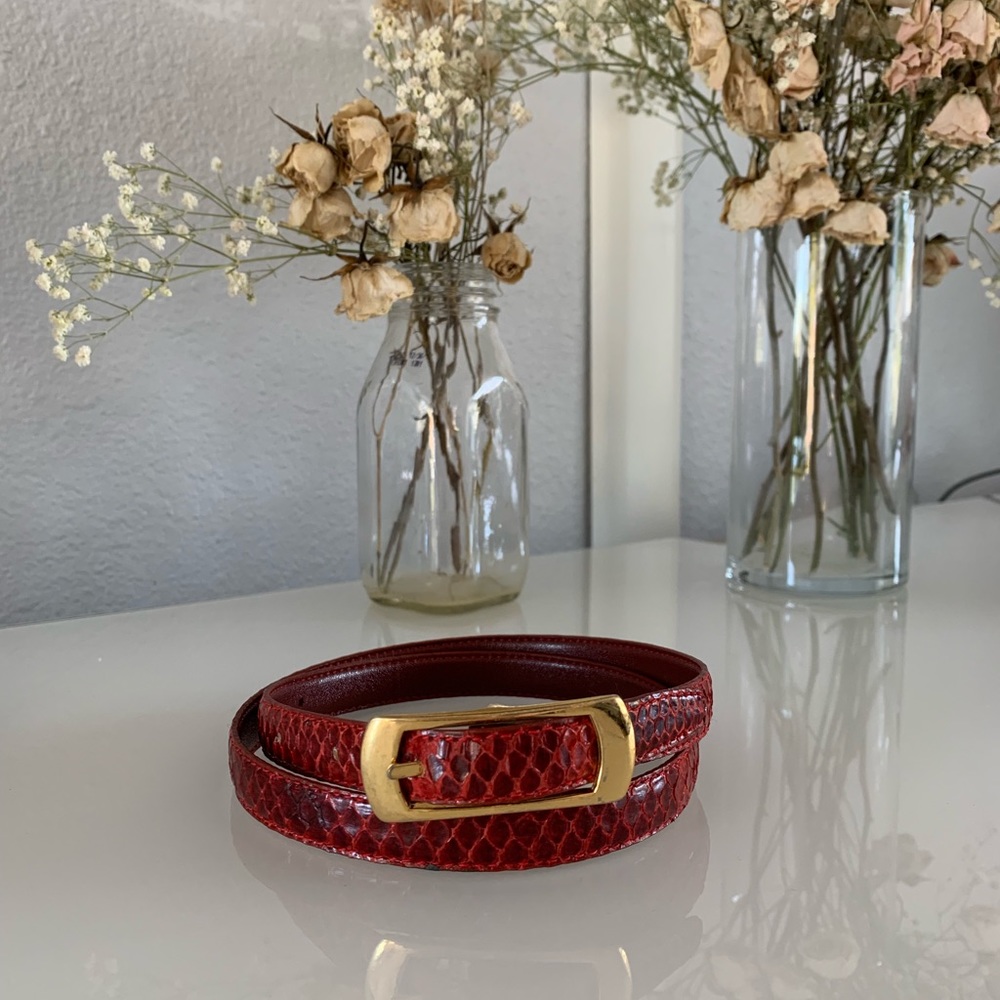Snake Skin Belt